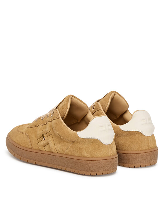 Elisabetta Franchi Elisabetta Franchi Αθλητικά Low Cut Lace Up F4A9-E0340-0071 S Καφέ