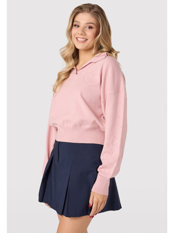 LAURELLA LAURELLA Sveter LAURELLA 6VA005500 Ružová Regular Fit