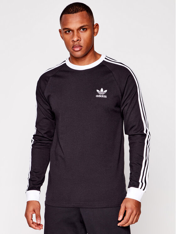 adidas adidas Longsleeve adicolor Classics 3-Stripes GN3478 Μαύρο Slim Fit
