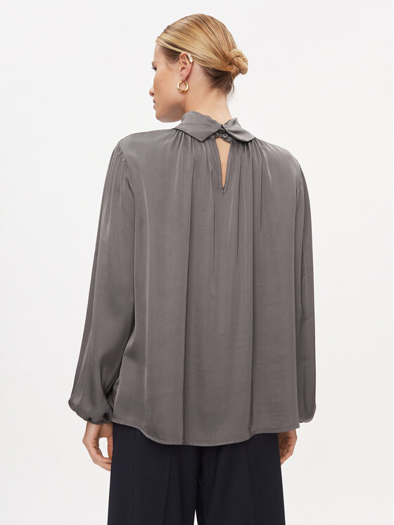Dixie Dixie Bluzka C239Z013A Szary Loose Fit