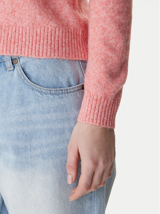 Vero Moda Vero Moda Sweter Doffy 10201022 Koralowy Regular Fit