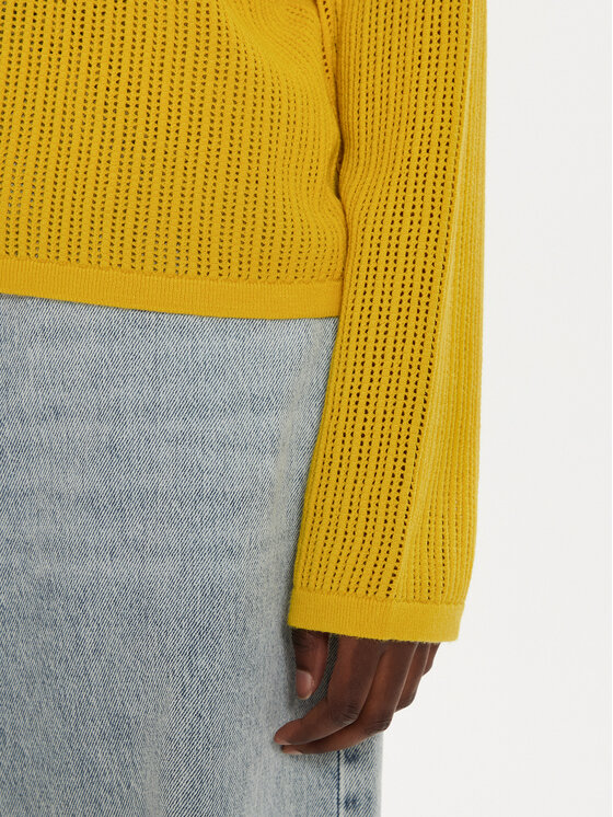Sisley Sisley Pullover 17Q3M104X Gelb Regular Fit