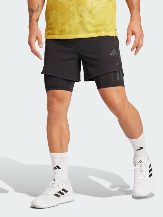 adidas adidas Szorty sportowe 143571 Czarny Slim Fit
