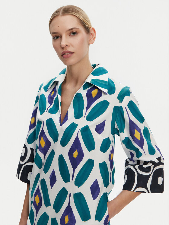 Luisa Spagnoli Luisa Spagnoli Každodenné šaty Prudenza 542073 Farebná Loose Fit