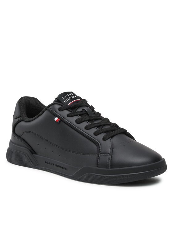 Tommy Hilfiger Sneakers Lo Cup Leather FM0FM04429 Schwarz | Modivo.de