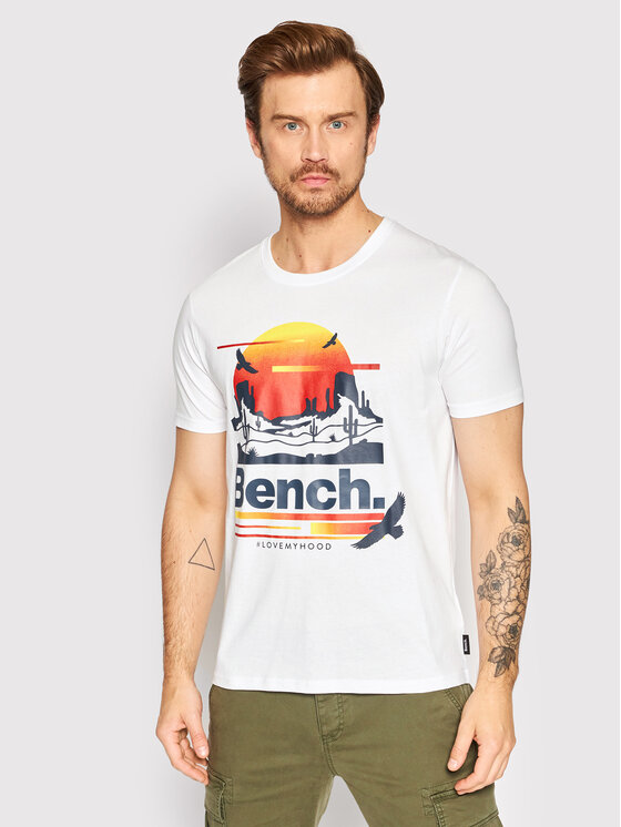 Bench Majica Mendota 120695 Bela Regular Fit