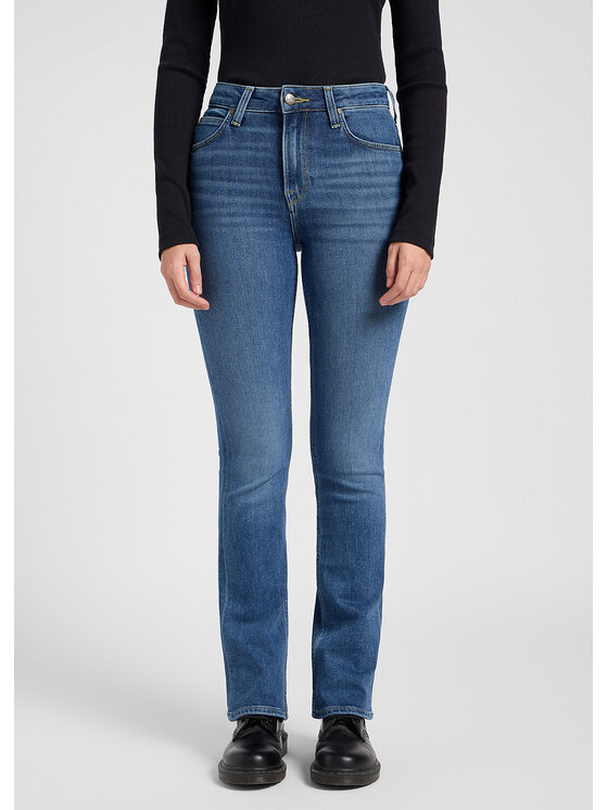 Lee Lee Jeansy BREESE BOOTCUT Niebieski Slim Fit