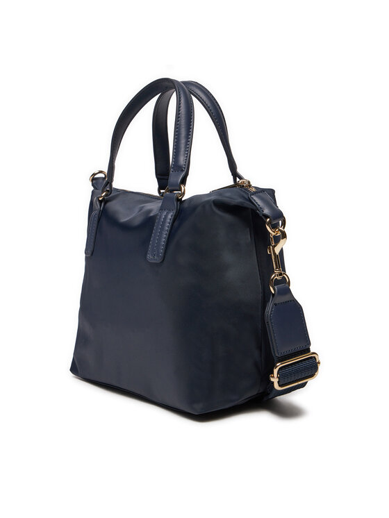 Tommy Hilfiger Tommy Hilfiger Táska Poppy Th Small Tote AW0AW15640 Sötétkék