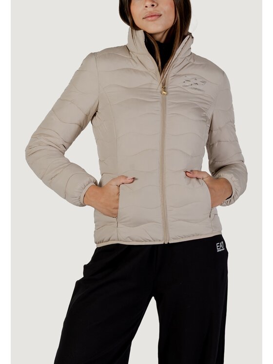 EA7 Emporio Armani EA7 Emporio Armani Giubbotto piumino 8NTB21 TNF8Z Beige Casual Fit