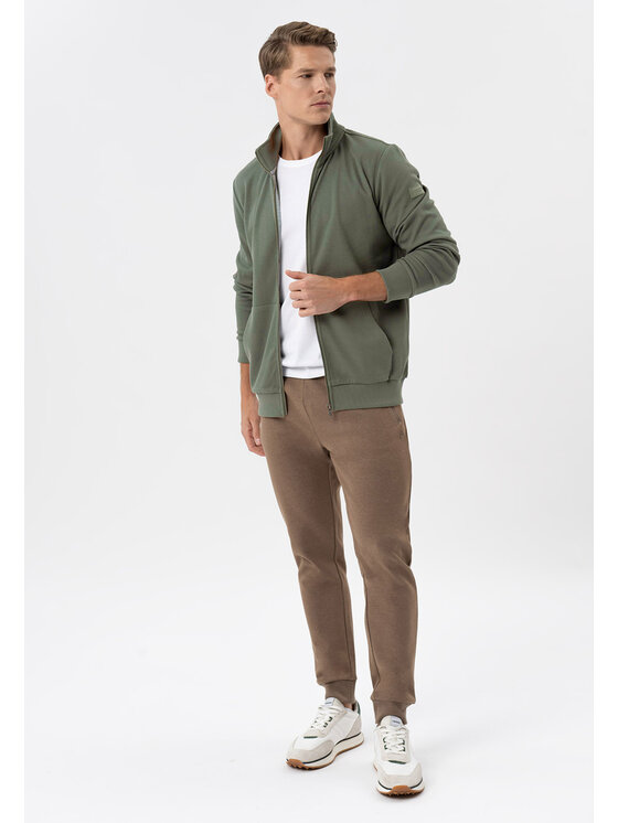 Volcano Volcano Bluza B-GULF Zielony Regular Fit