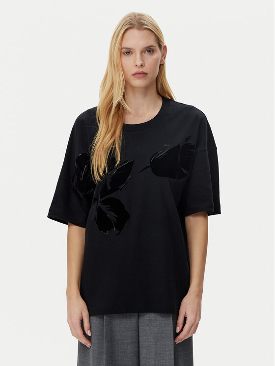 BOSS BOSS T-Shirt 50532093 Czarny Relaxed Fit