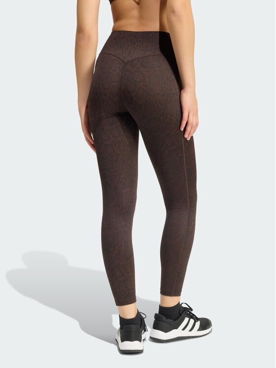 adidas adidas Legginsy 168445 Brązowy Fitted Fit