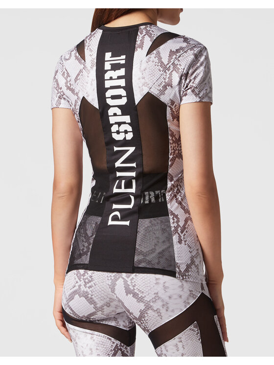 Plein Sport Plein Sport T-Shirt 895 Szary Regular Fit