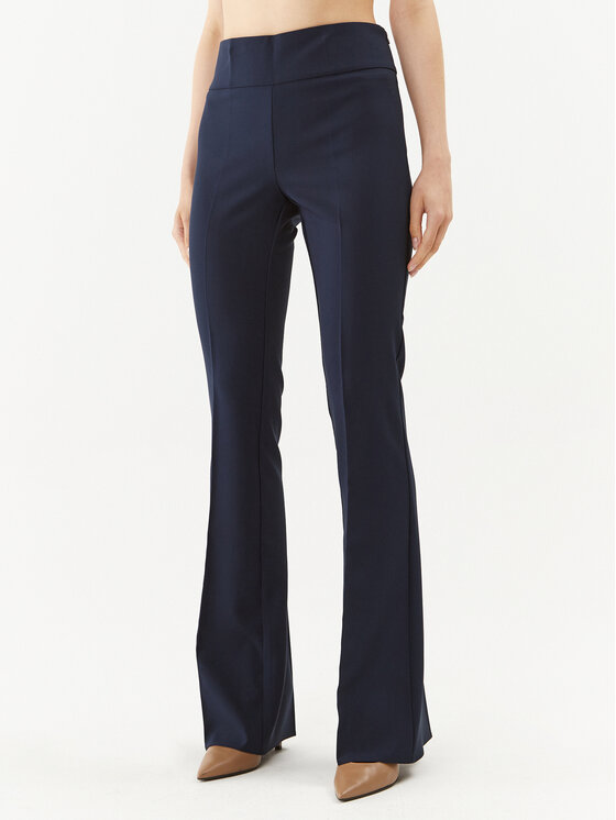 Rinascimento Rinascimento Текстилни панталони CFC0114971003 Тъмносин Regular Fit