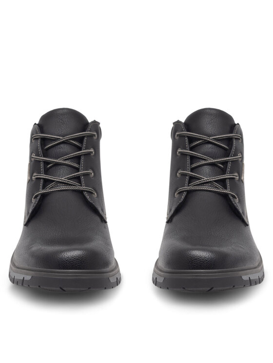 Lanetti Lanetti Schnürschuhe MYL8468-2 Schwarz