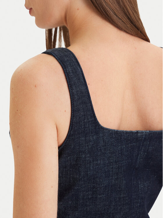 Calvin Klein Calvin Klein Ikdienas kleita Sculpt LV047F793G Tumši zils Slim Fit