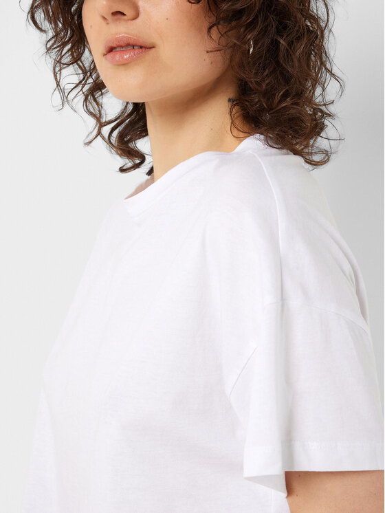 Noisy May Noisy May T-Shirt Alena 27023863 Bílá Cropped Fit
