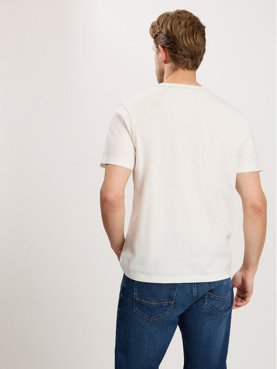 Cross Jeans Cross Jeans T-Shirt 16093-008 Biały Regular Fit