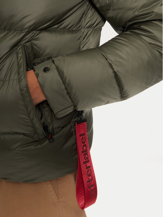 After Label After Label Kurtka puchowa Verbier A00038 Zielony Regular Fit