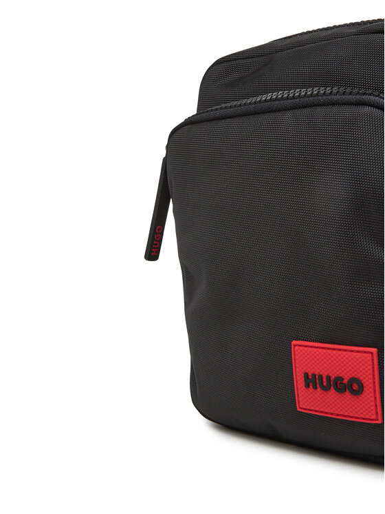 HUGO HUGO Плоска сумка Ariell Saddle M 50547767 Чорний