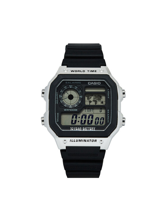 Pánské Hodinky Casio, Barva: Černá, AE-1200WH-1CVEF