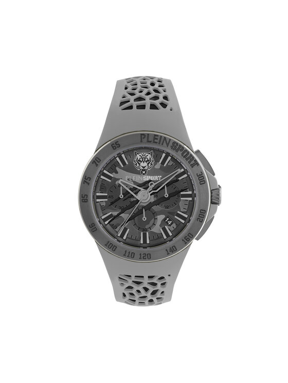 Plein Sport Hodinky Thunderstorm Chrono PSABA0523 Sivá