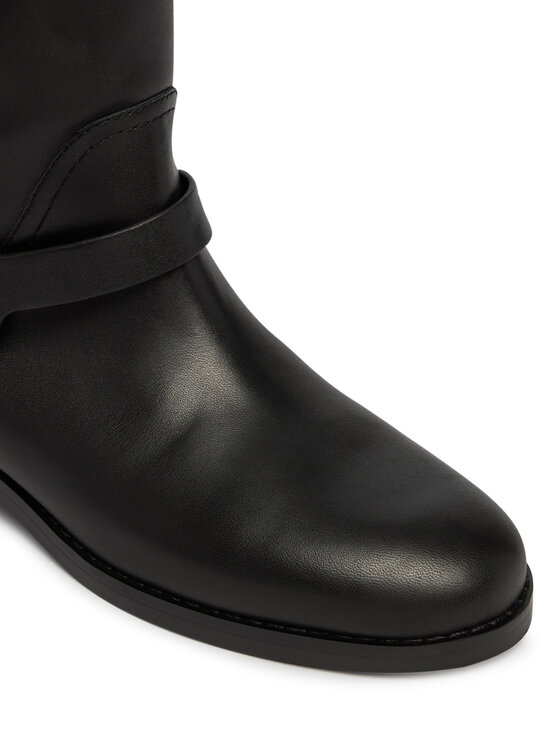 PINKO PINKO Kozačky ve vojenském stylu Cheval 02 SD0635P001 Černá