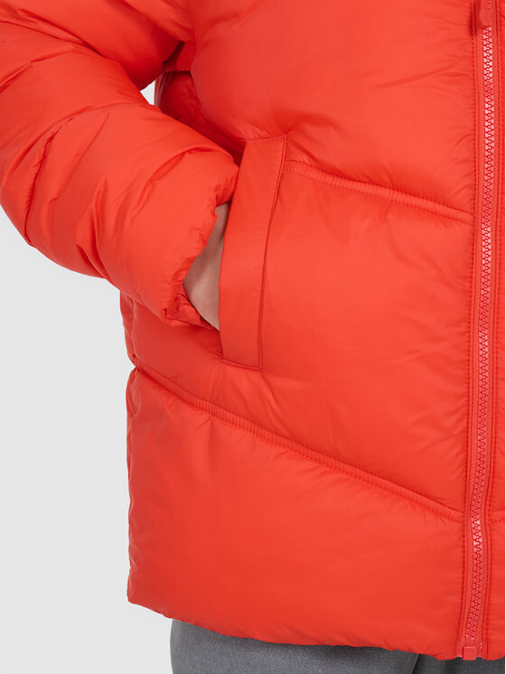 4F 4F Kurtka puchowa OUTERWEAR Czerwony Regular Fit