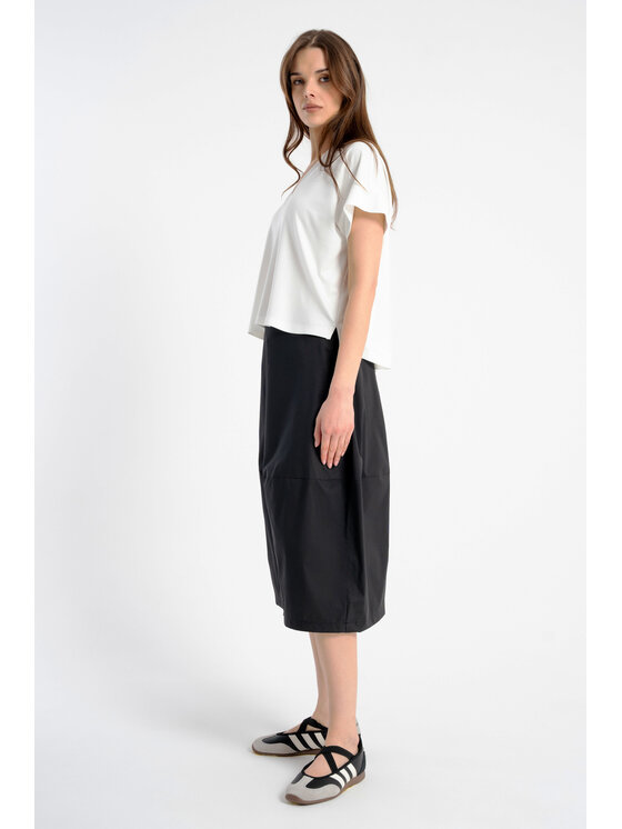 CLICK CLICK Φούστα midi 50-746 Μαύρο Shaped Fit