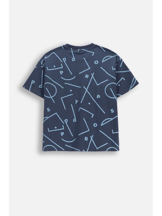 Coccodrillo Coccodrillo T-Shirt WC6143206MBJ-014 Niebieski Regular Fit