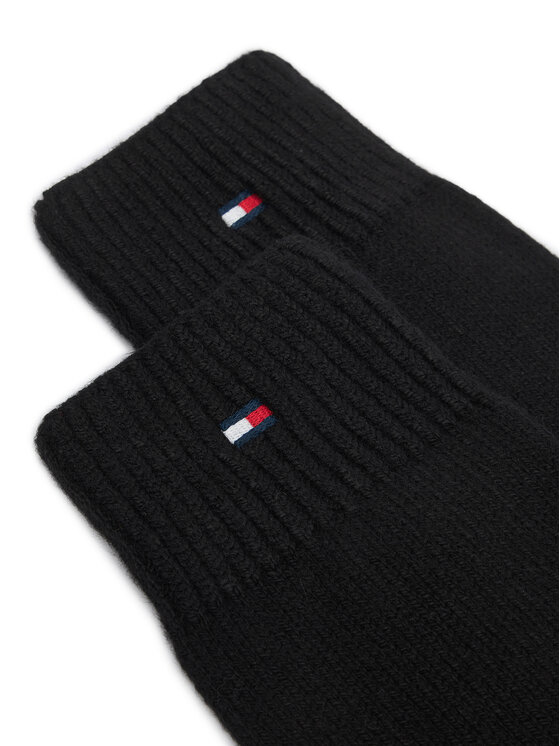 Tommy Hilfiger Tommy Hilfiger Γάντια Γυναικεία Flag AW0AW19131 Μαύρο