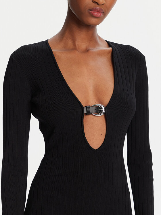 STAUD STAUD Kokteilinė suknelė Murphy R25R2135VN Juoda Slim Fit