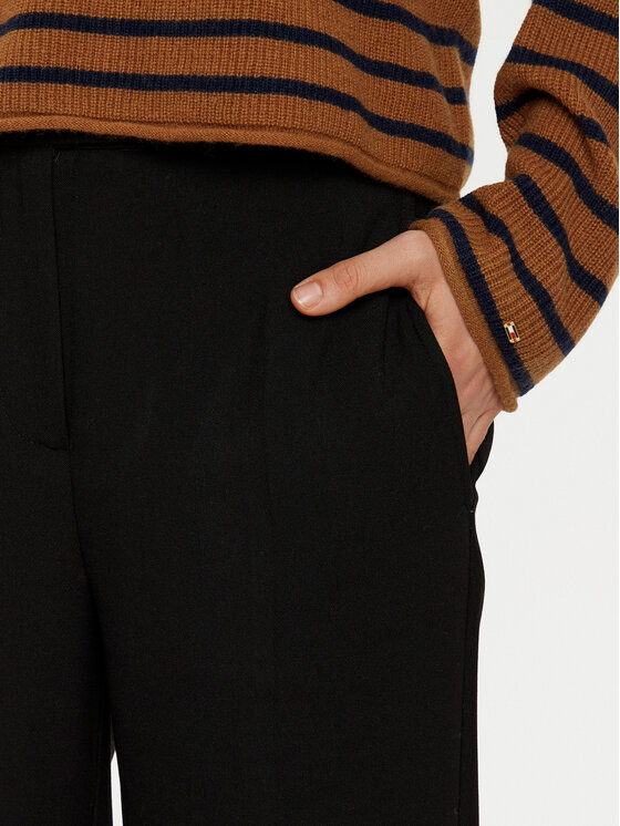 Tommy Hilfiger Tommy Hilfiger Chinos kelnes WW0WW44090 Juoda Regular Fit