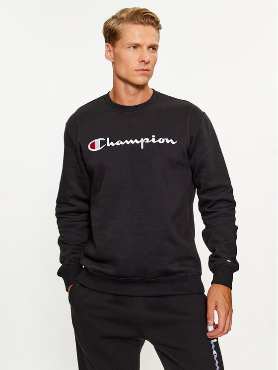 Schwarz Fit Sweatshirt Crewneck Sweatshirt Champion 219204 Comfort