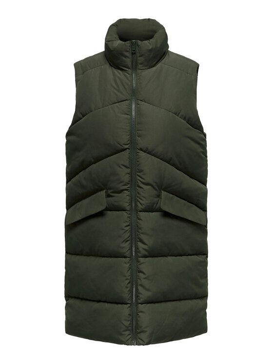 ONLY ONLY Αμάνικο Μπουφάν 15274066 Μαύρο Regular Fit
