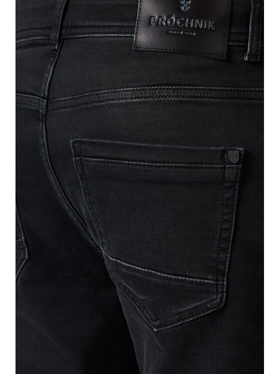 Próchnik Próchnik Szorty jeansowe PM2 SZO113125000008 Szary Regular Fit