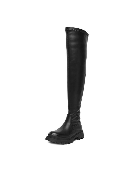 DeeZee DeeZee Čizme preko koljena 5650-1 Crna
