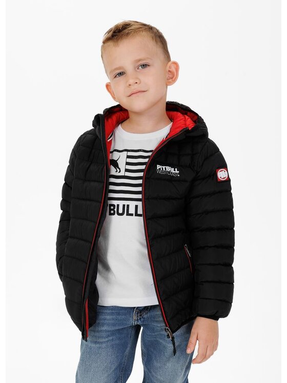PITBULL PITBULL Kurtka przejściowa Kurtka Czarny Regular Fit