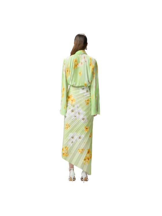 PINKO PINKO Camicia Bucero blusa creppone Verde Regular Fit