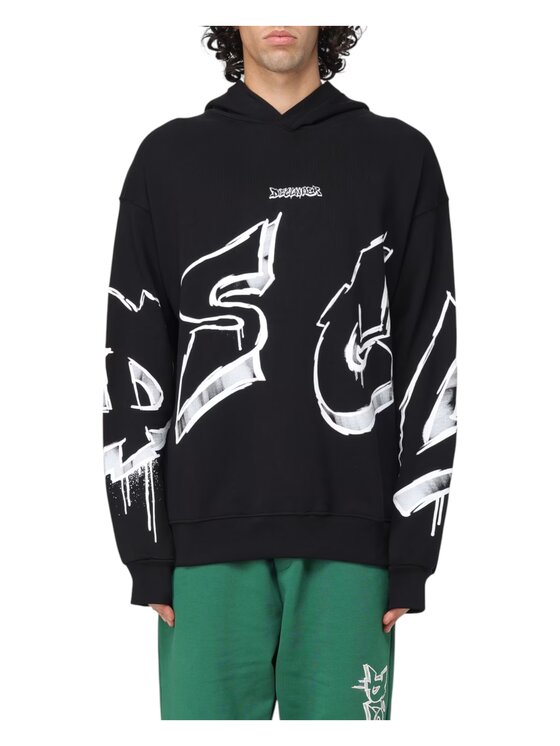 DISCLAIMER DISCLAIMER Felpa 24ids54513-nero Nero Regular Fit