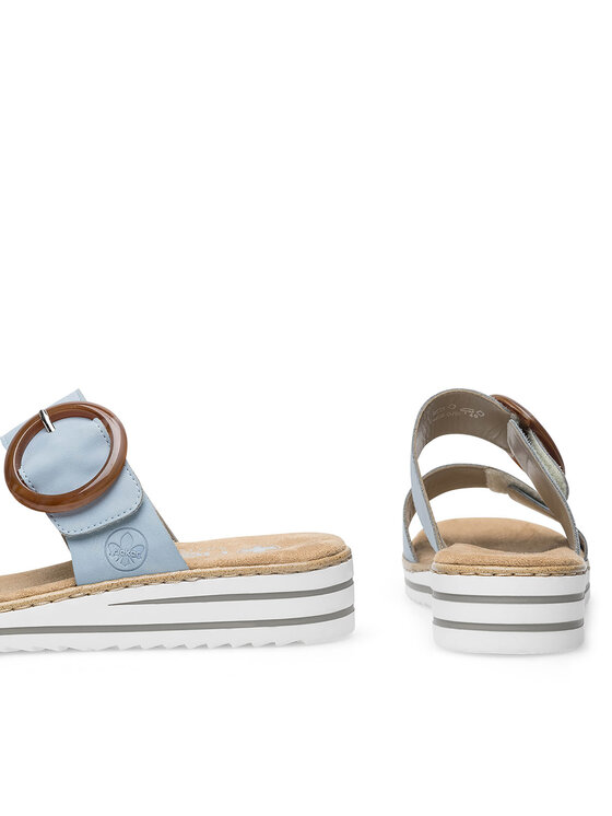 Rieker Rieker Pantoletten V0692-10 Blau