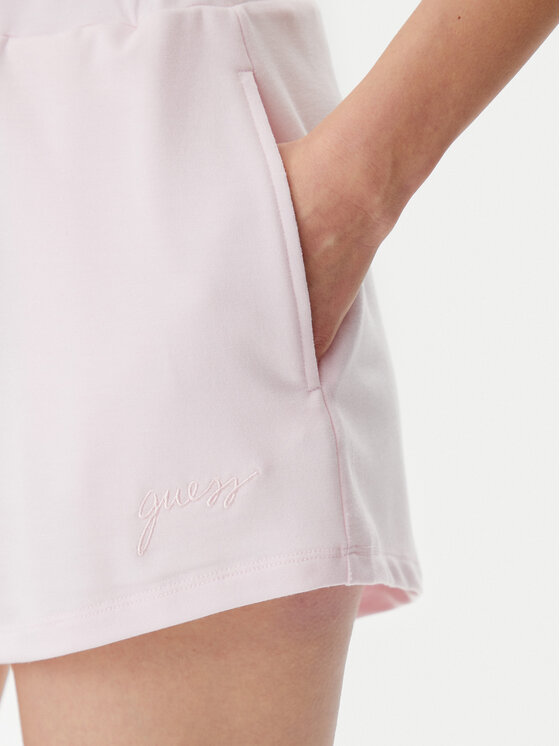 Guess Guess Шорти з тканини O5GD06 KCQP2 Рожевий