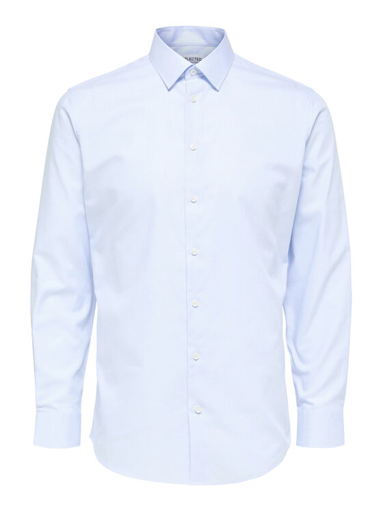 Selected Homme Selected Homme Сорочка 16080200 Блакитний Slim Fit