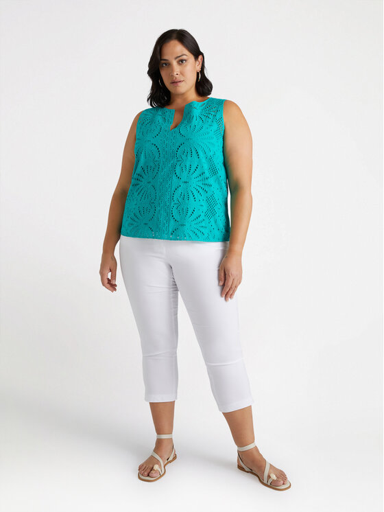 Fiorella Rubino Fiorella Rubino Top D243T000245N005 Zielony Regular Fit