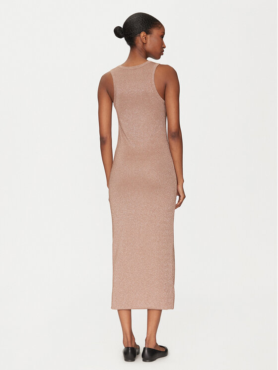 Marella Marella Vsakodnevna obleka Torso 2515621011 Rjava Regular Fit