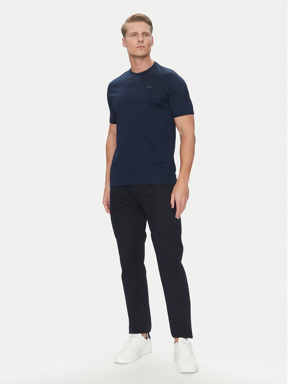 Paul&Shark Paul&Shark T-krekls 24411021 Tumši zils Regular Fit