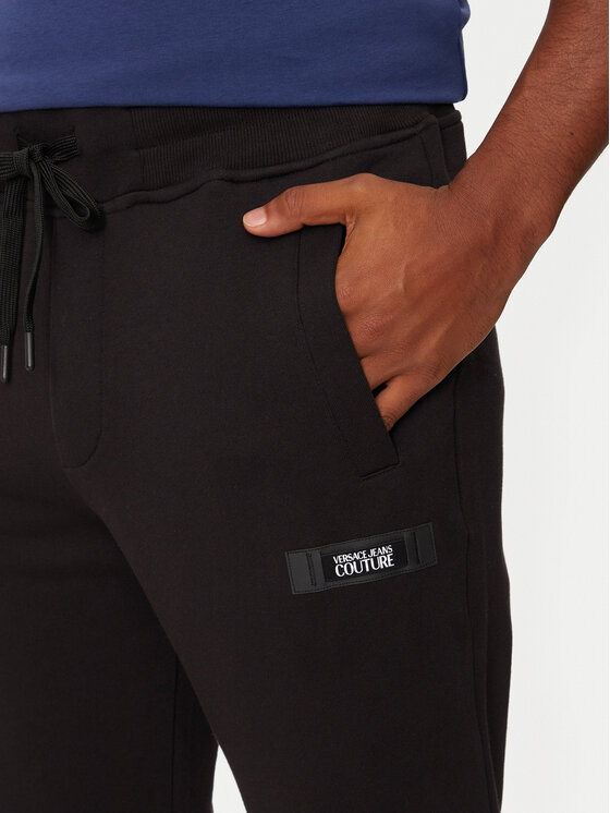 Versace Jeans Couture Versace Jeans Couture Sportinės kelnės 7GAA3B0 Juoda Regular Fit