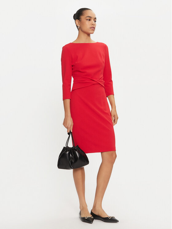 Calvin Klein Calvin Klein Coctailkleid K20K207470 Rot Slim Fit