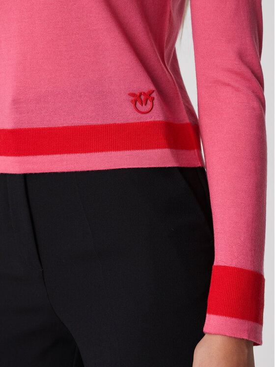 PINKO Pinko Rollkragenpullover Dolcevita 1G181Z A02M Rosa Regular Fit