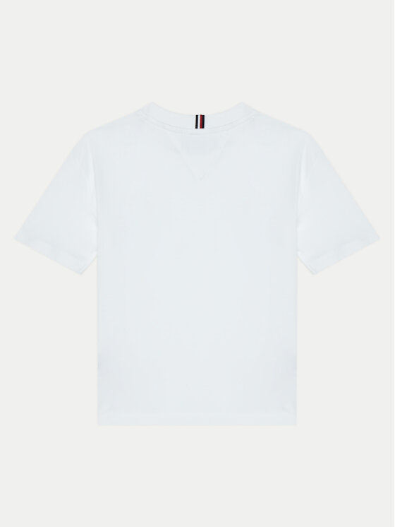 Tommy Hilfiger Tommy Hilfiger T-Shirt KB0KB09601 M Bílá Regular Fit